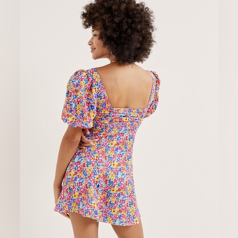 NWT For Love & Lemons Sasha Floral Mini Dress – Size XS - Picture 3 of 11